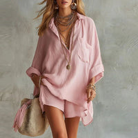 Marie | Elegant Two-Piece Linen Set for Summer Style
