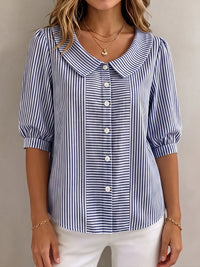 Lotte| Stylish striped blouse for timeless elegance