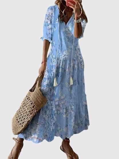 Clara | Elegantes, Leichtes &amp; Feminines Damenkleid – Boho Vintage Stil für Hochzeitsgäste &amp; Sommeranlässe 4