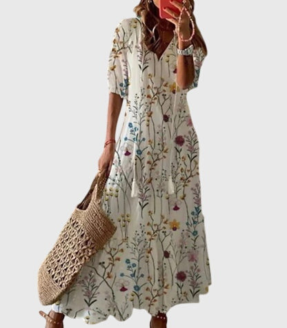 Clara | Elegantes, Leichtes &amp; Feminines Damenkleid – Boho Vintage Stil für Hochzeitsgäste &amp; Sommeranlässe 6
