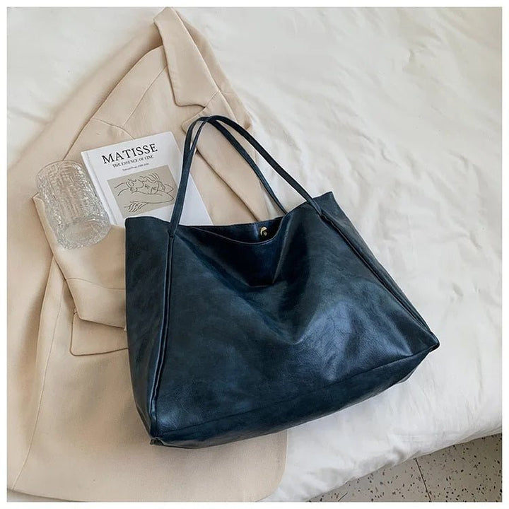 Clara | Retro glattem PU-Leder Tasche 0