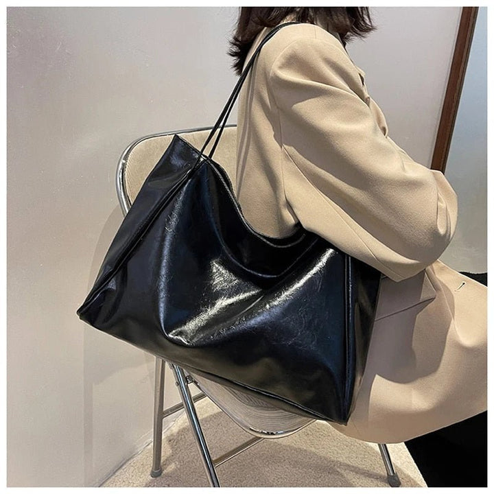 Clara | Retro glattem PU-Leder Tasche 2