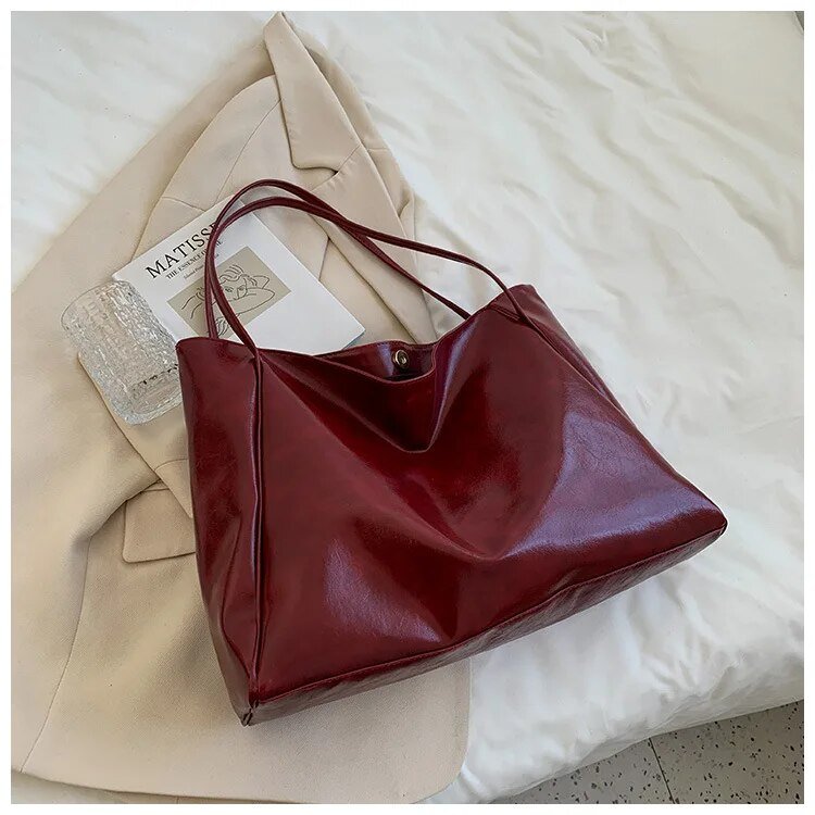 Clara | Retro glattem PU-Leder Tasche 6