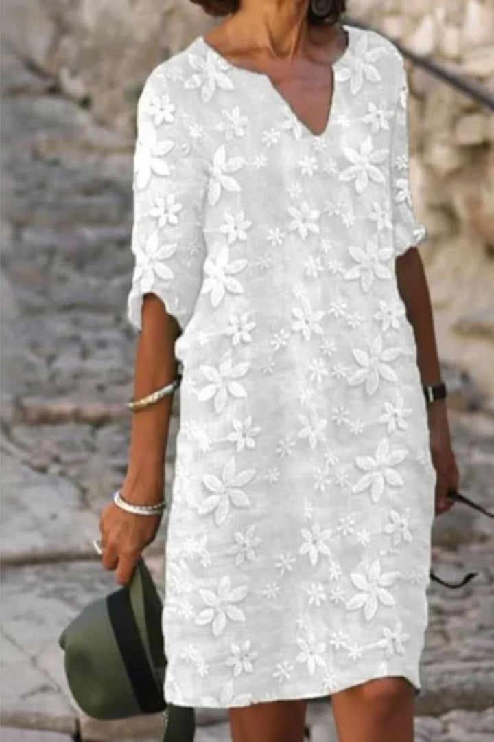 Clara | Zeitloses und elegantes Damen Midi Kleid 0