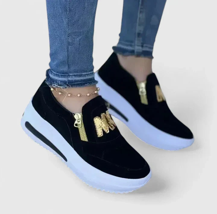 Cleo | Bequeme, Stilvolle &amp; Moderne Plateau-Slip-On-Sneaker 1