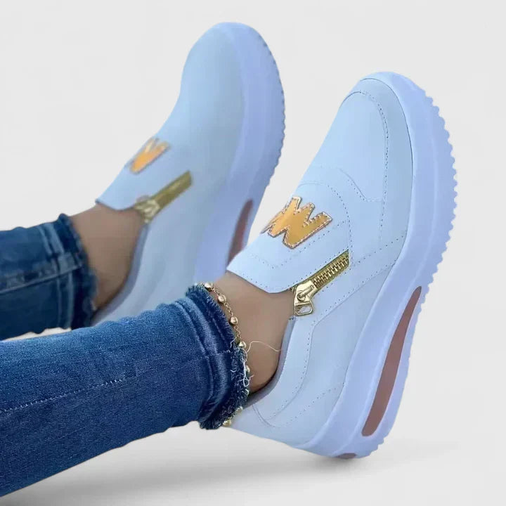 Cleo | Bequeme, Stilvolle &amp; Moderne Plateau-Slip-On-Sneaker 2