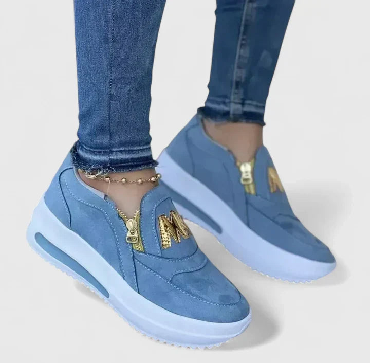 Cleo | Bequeme, Stilvolle &amp; Moderne Plateau-Slip-On-Sneaker 4