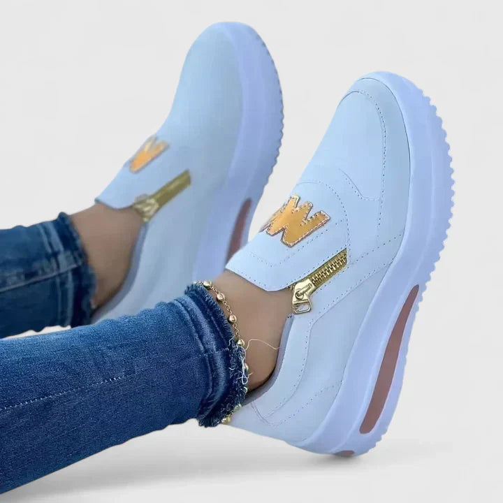 Cleo | Bequeme, Stilvolle &amp; Moderne Plateau-Slip-On-Sneaker 5