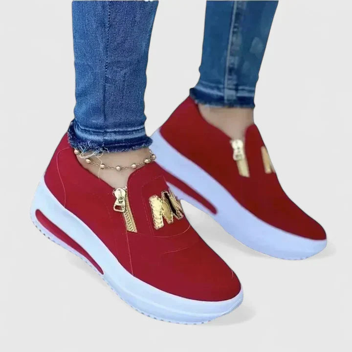 Cleo | Bequeme, Stilvolle &amp; Moderne Plateau-Slip-On-Sneaker 8