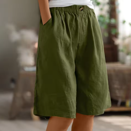 Cleo | Damen Shorts Kurze Hosen Oversize Lässig Sommer Stil 0