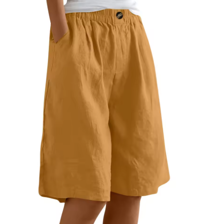Cleo | Damen Shorts Kurze Hosen Oversize Lässig Sommer Stil 10