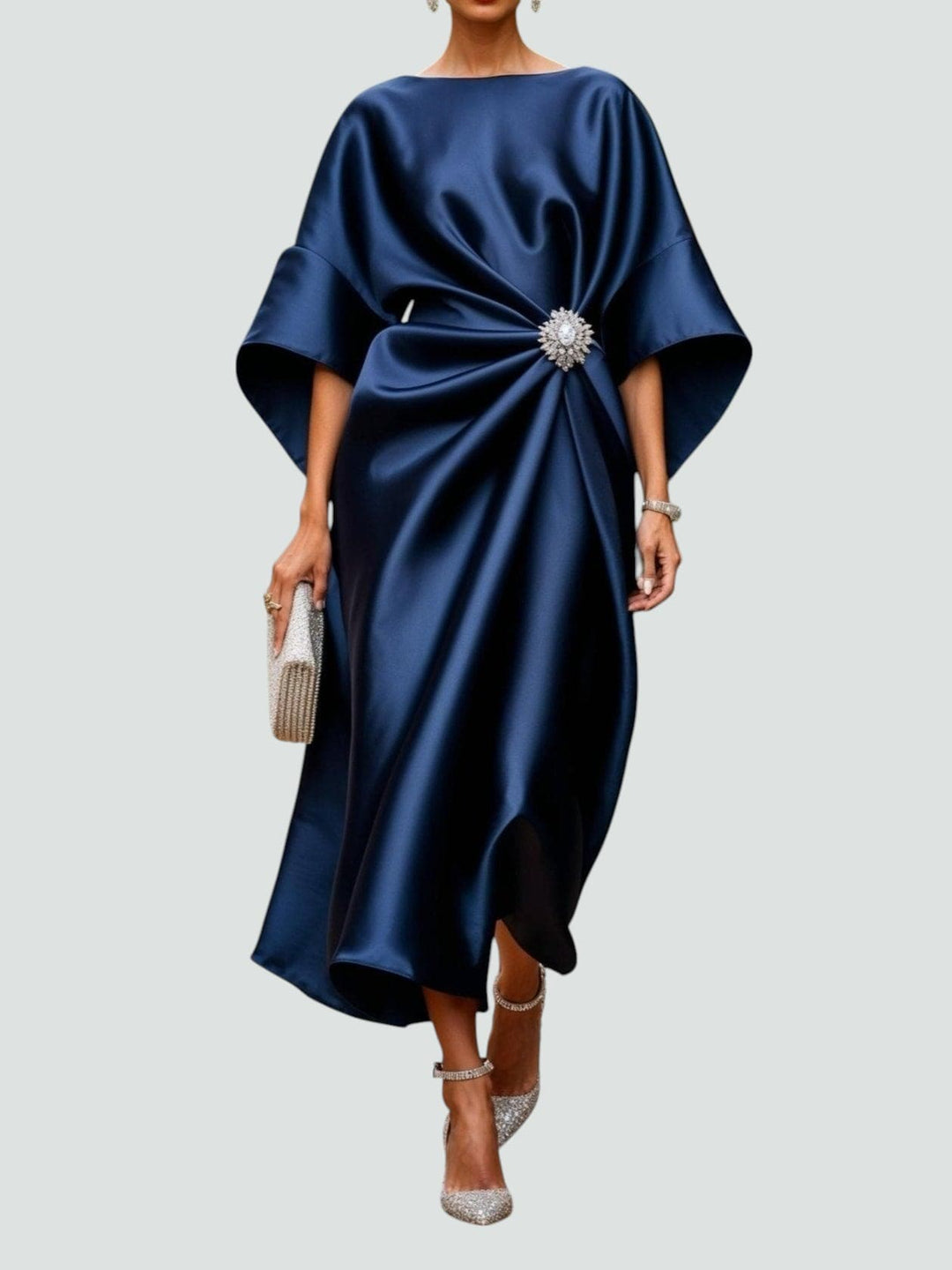 Cora | Elegantes, Figurbetontes Abendkleid Lang für Besondere Anlässe 0
