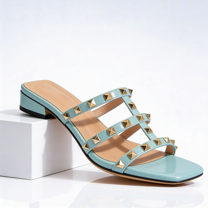Cylara | Elegante Sandalen mit Nieten für zeitlosen Glamour 2