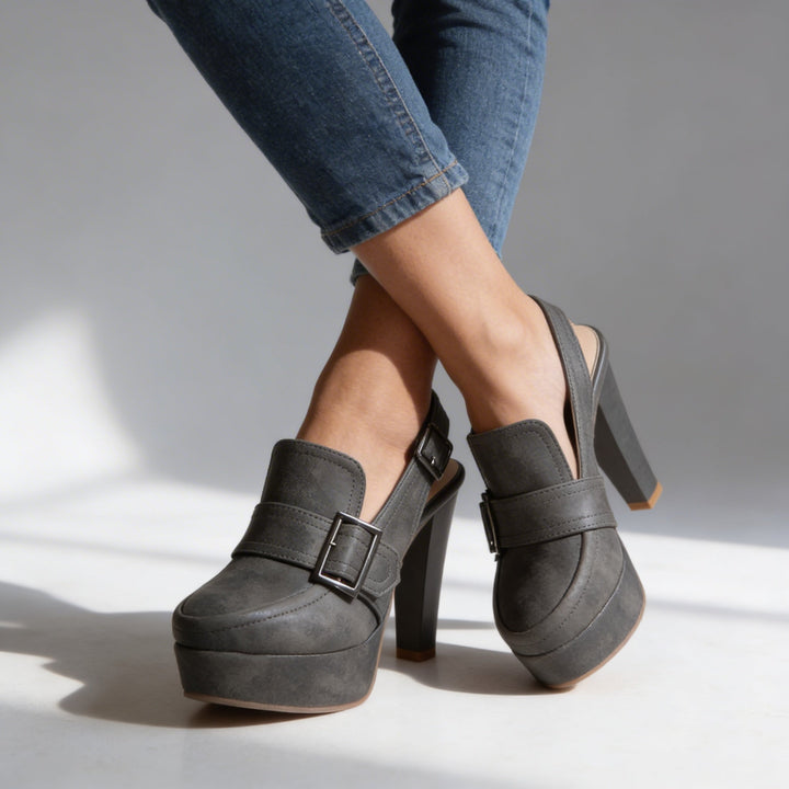 Dalia | Damen Schuhe Schuhe Damen Plateau Slingback Elegant Komfortabel 7