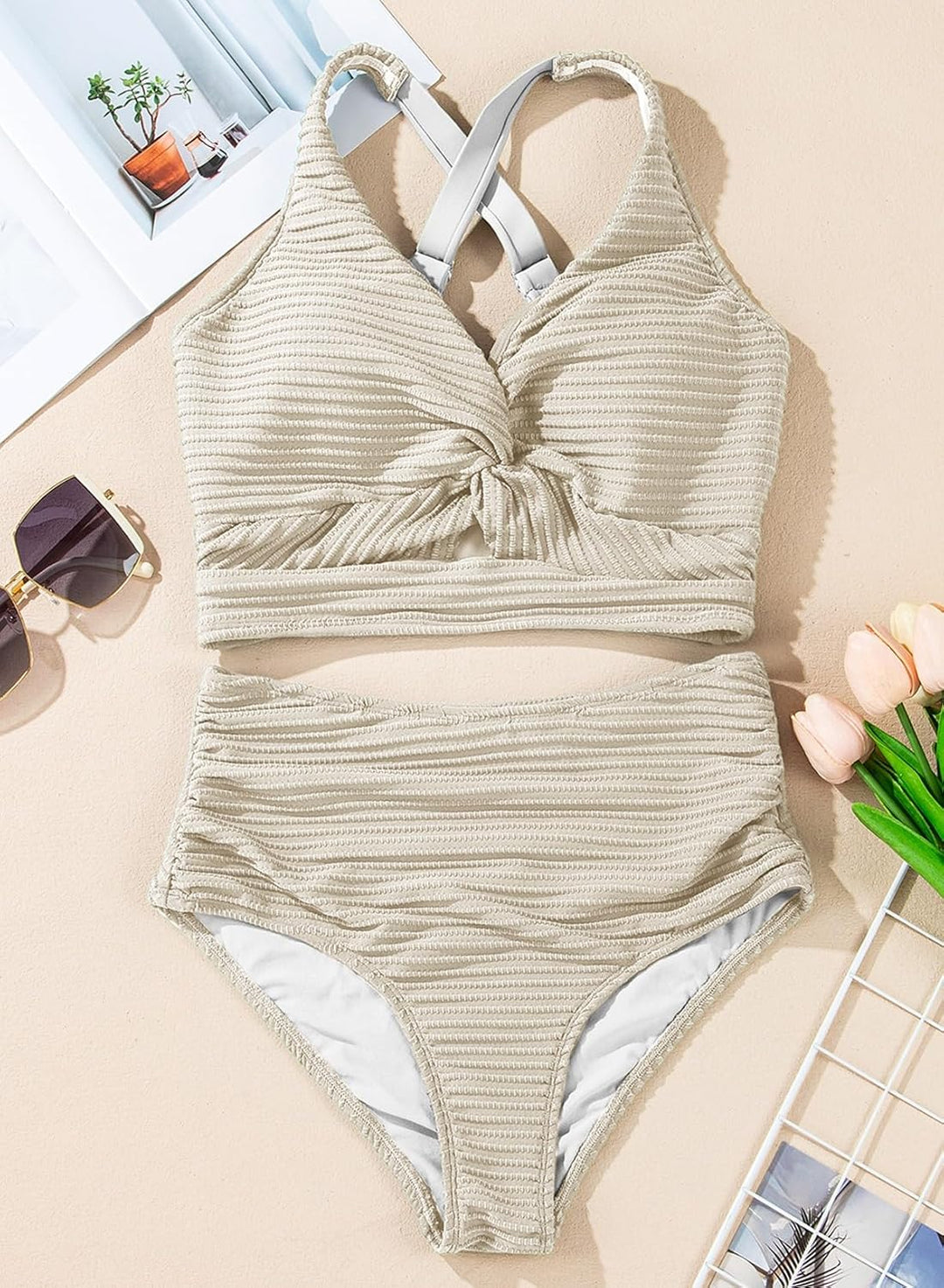 Dalia | Formender, Eleganter &amp; Bequemer Damen-Bikini mit High-Waist-Schnitt 5