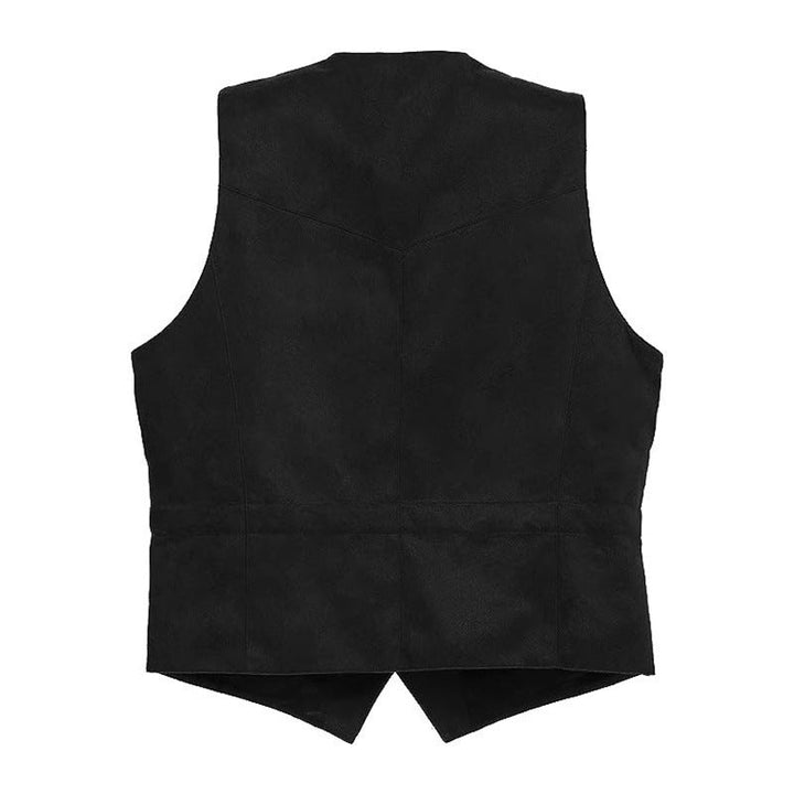 Damen Weste aus hochwertigem Kunstleder mit elegantem Schnitt Drune 4