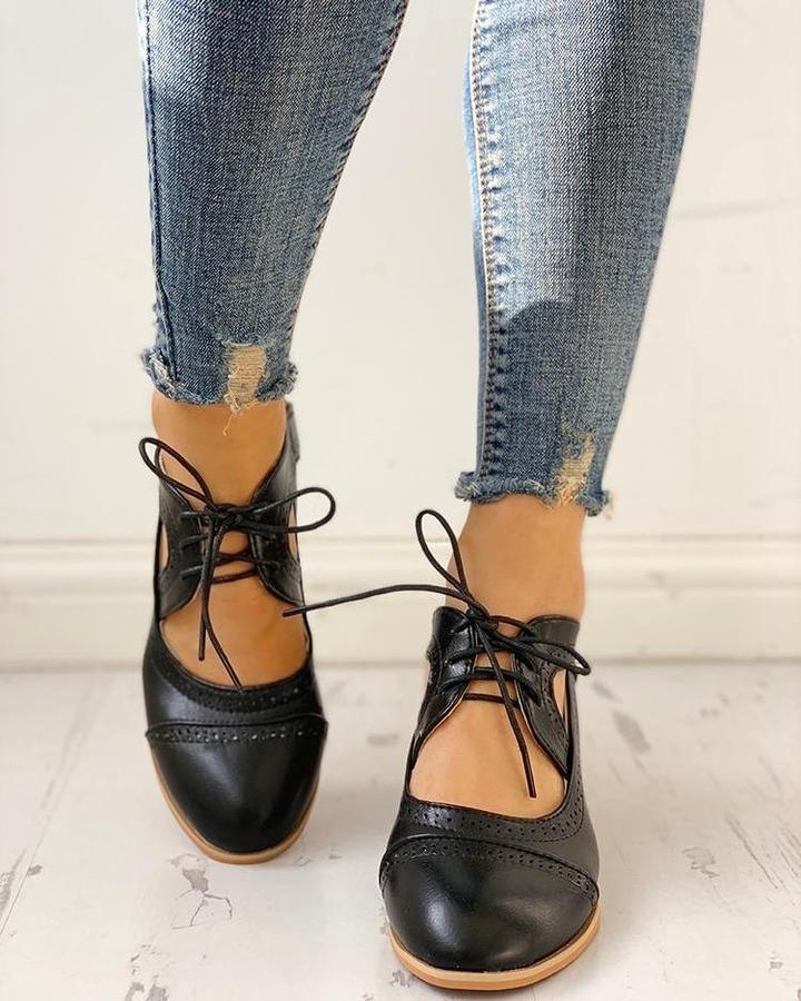 Daphne | Bequeme &amp; Stilvolle Damen Oxford-Schuhe zum Schnüren 3