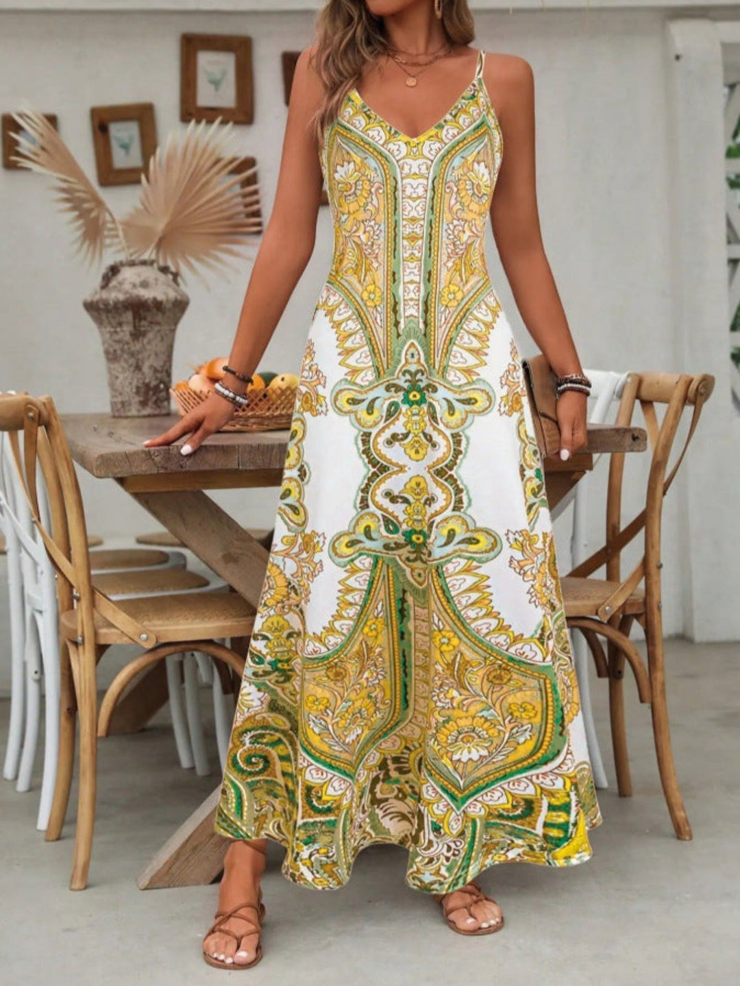 Daria | Elegantes Boho Maxikleid für den Sommer – Fließend &amp; Luftig Lange Kleider 3