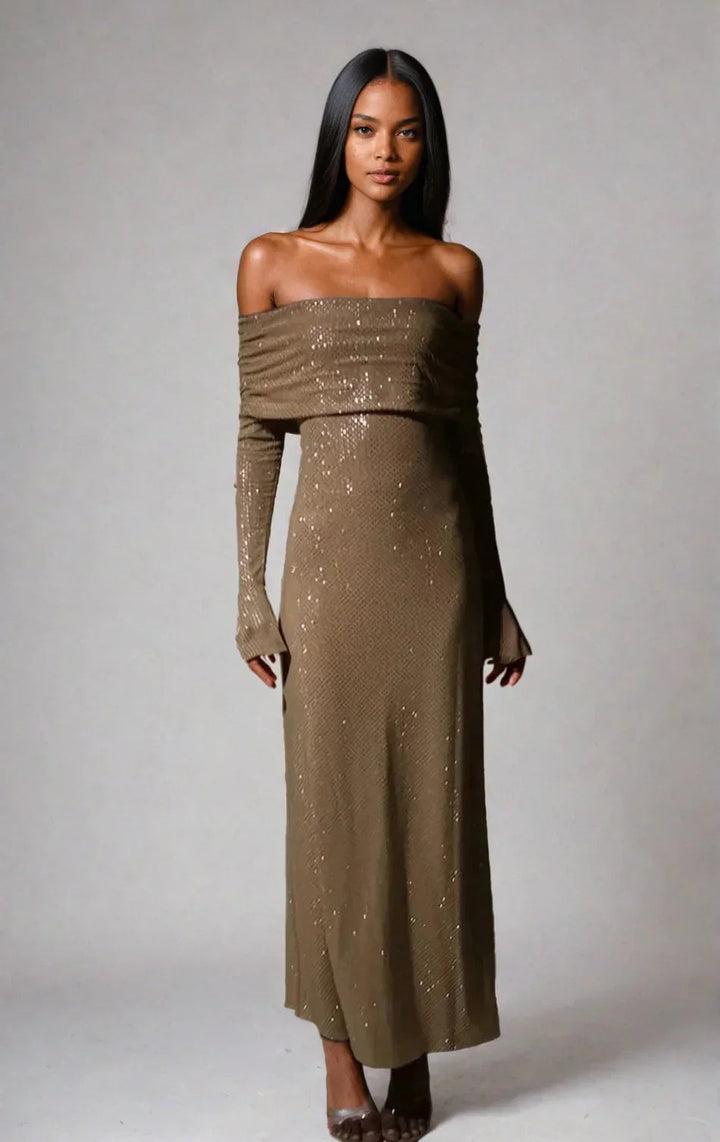 Davina | Glitzerndes langes Ballkleid für elegante Abendveranstaltungen 1