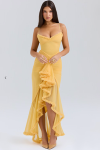 Sophie | Romantic wedding guest dress with elegant ruffle details