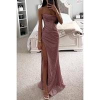 Sophie | Lockeres Party Kleid Mit Schlitz Für Damen
