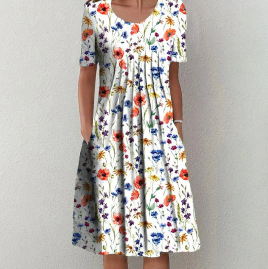 Diva | Sommerkleid mit auffälligem Print und lockerer Passform 0