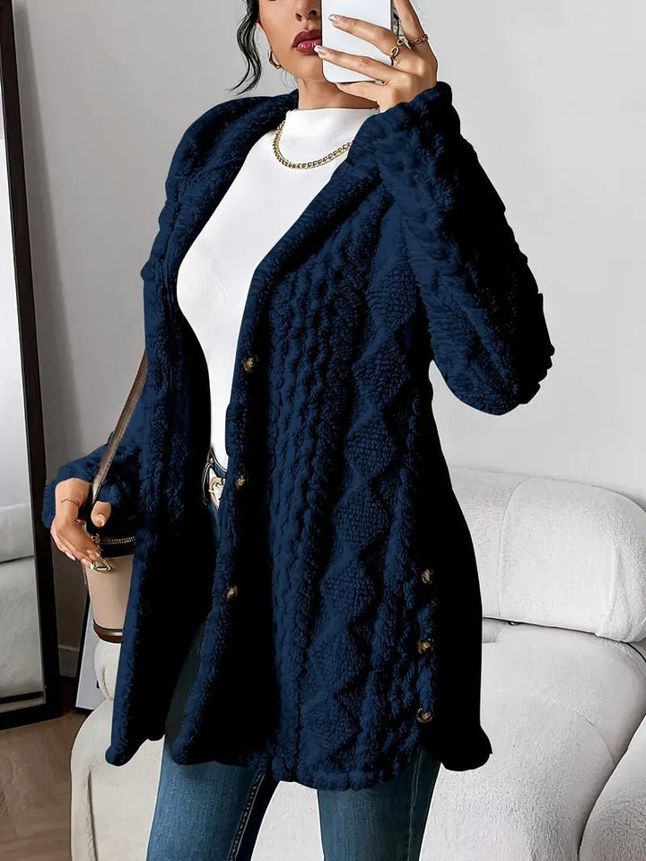 Doreen | Luxuriöser Kapuzencardigan aus kuscheligem Fleece 6