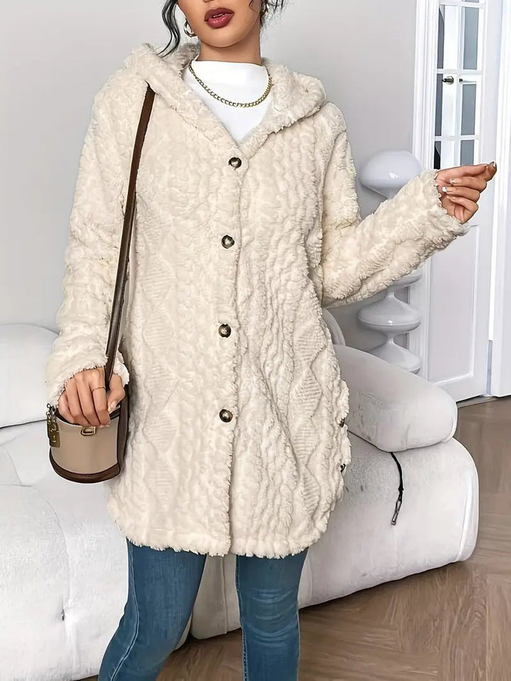 Doreen | Luxuriöser Kapuzencardigan aus kuscheligem Fleece 8