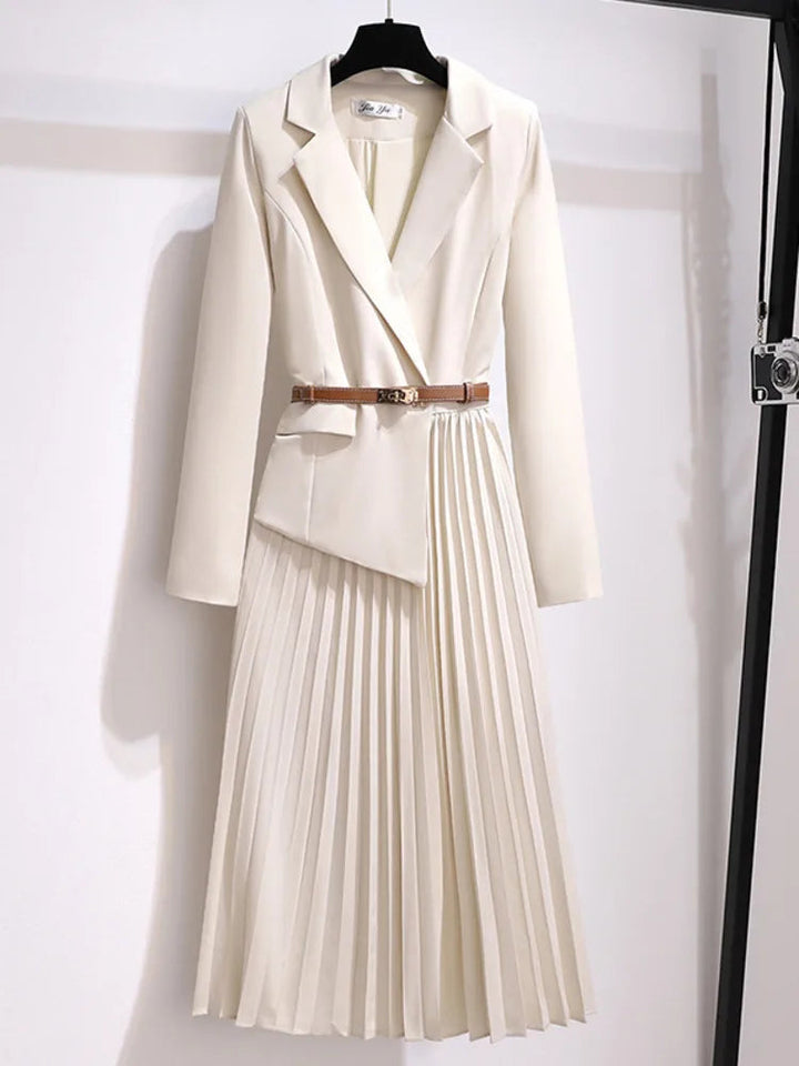 Dorella | Elegantes Midikleid mit Plissee und Gürtel – Festlich & Vielseitig für Damen 2