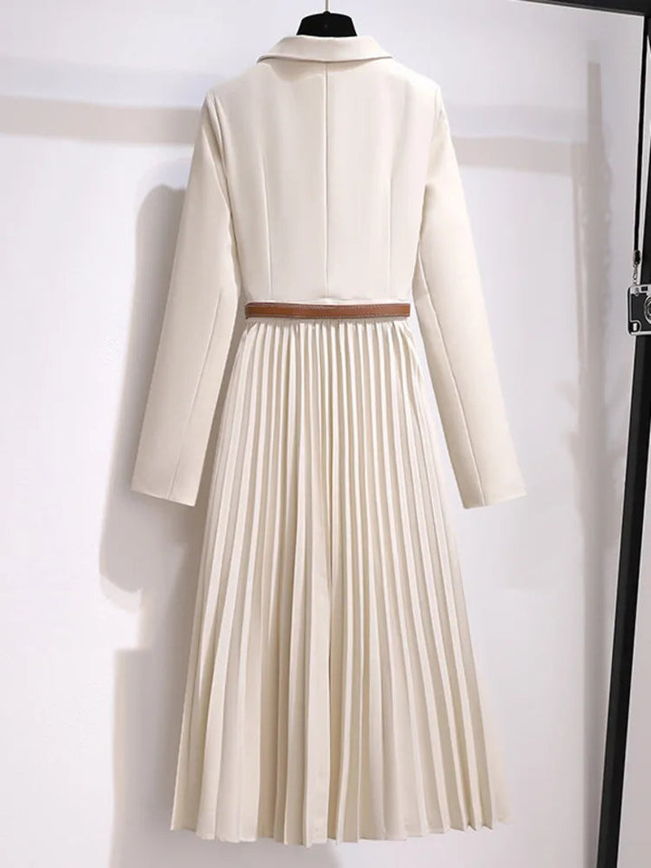 Dorella | Elegantes Midikleid mit Plissee und Gürtel – Festlich & Vielseitig für Damen 3