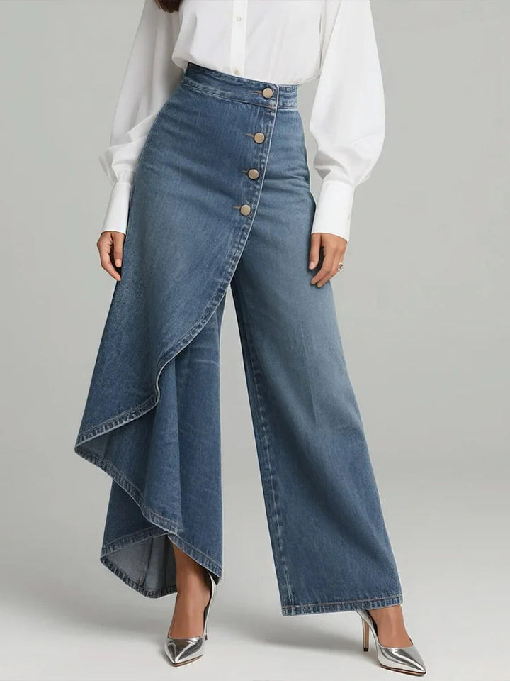 Drelia | Hoch Tailliert Entspannte Damenjeans 0