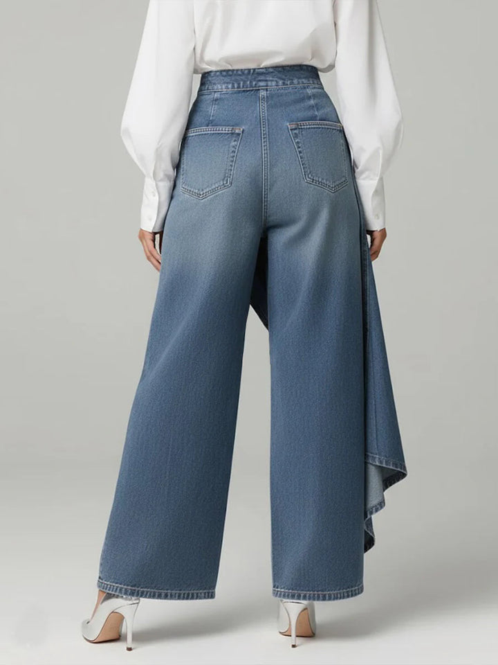 Drelia | Hoch Tailliert Entspannte Damenjeans 2