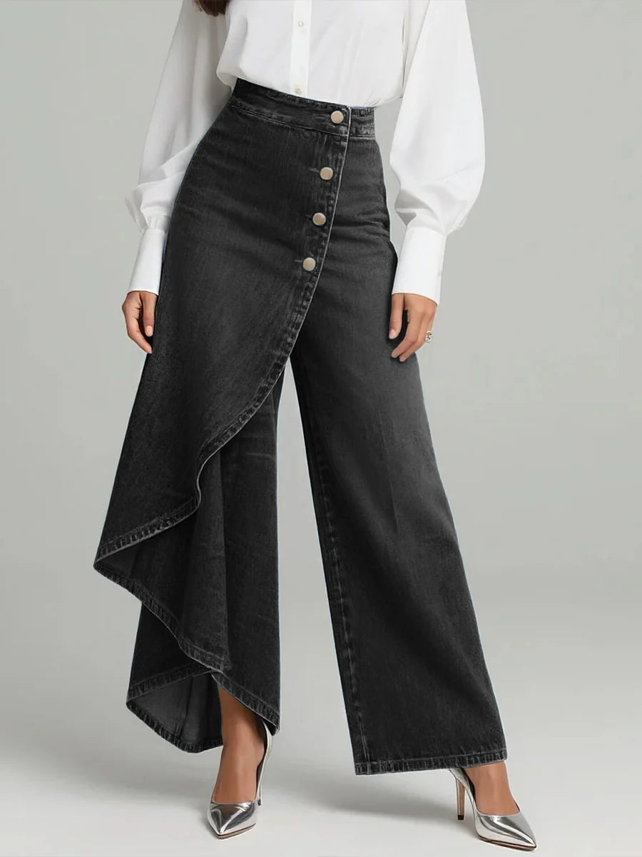 Drelia | Hoch Tailliert Entspannte Damenjeans 3