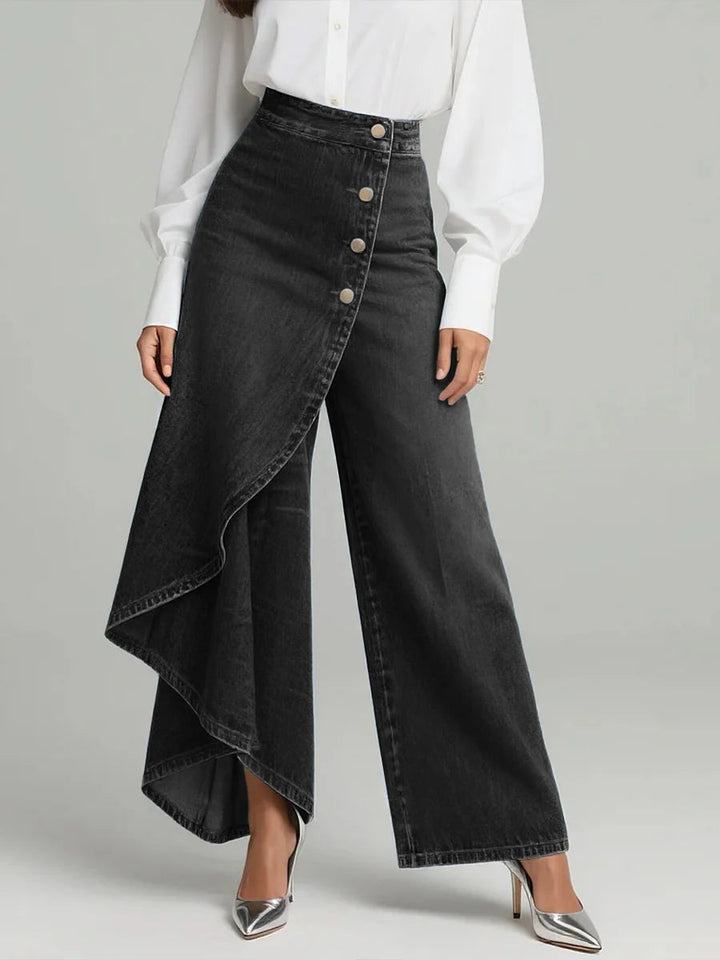 Drelia | Hoch Tailliert Entspannte Damenjeans 3