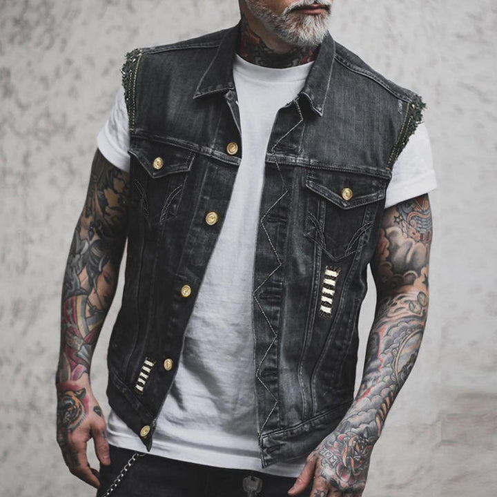 Drune | Denim Weste Für Herren Lässig, Vielseitig & Komfortabel 0