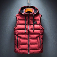 Lukas | Comfortable and Lined Hooded Vest for Men