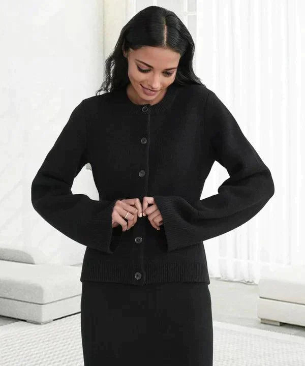 Drune | Up Weste Stilvoll Wollmix Gestrickte Weste Damen Strickware 3