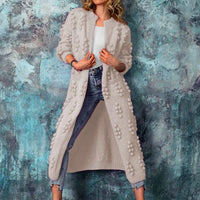 Laura | Elegant Long Trench-Style Cardigan