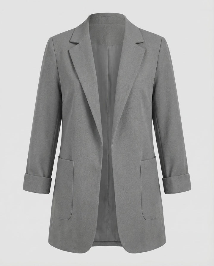 Elara | Eleganter, Fließender &amp; Vielseitiger Damen Longline-Blazer 5