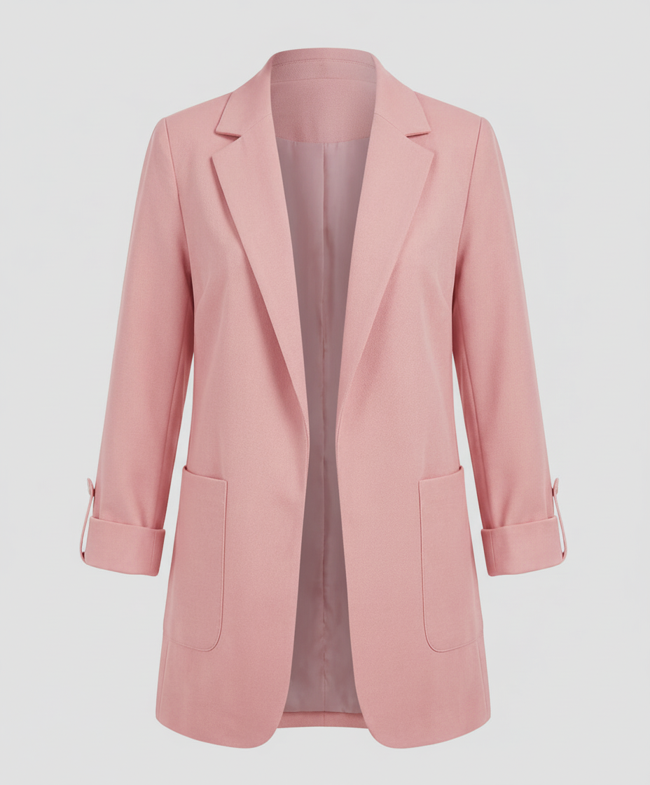Elara | Eleganter, Fließender &amp; Vielseitiger Damen Longline-Blazer 7