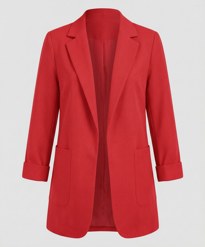 Elara | Eleganter, Fließender &amp; Vielseitiger Damen Longline-Blazer 8