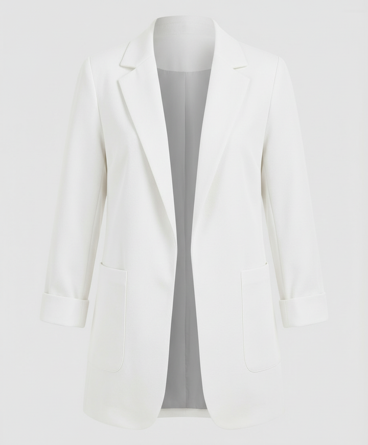 Elara | Eleganter, Fließender &amp; Vielseitiger Damen Longline-Blazer 9