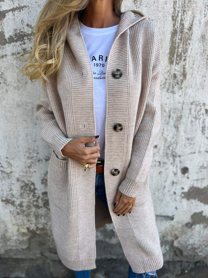 Elara | Gemütliche, elegante lange Strickjacke 6