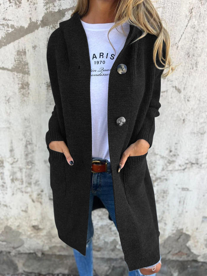 Elara | Gemütliche, elegante lange Strickjacke 8