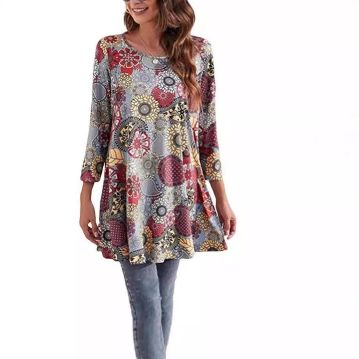 Elena | Stilvolles und bequemes Boho Swing Tunika Top 3