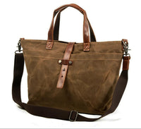 Jonas | Durable and Stylish Men's Tote Bag Made of Waxed Canvas
