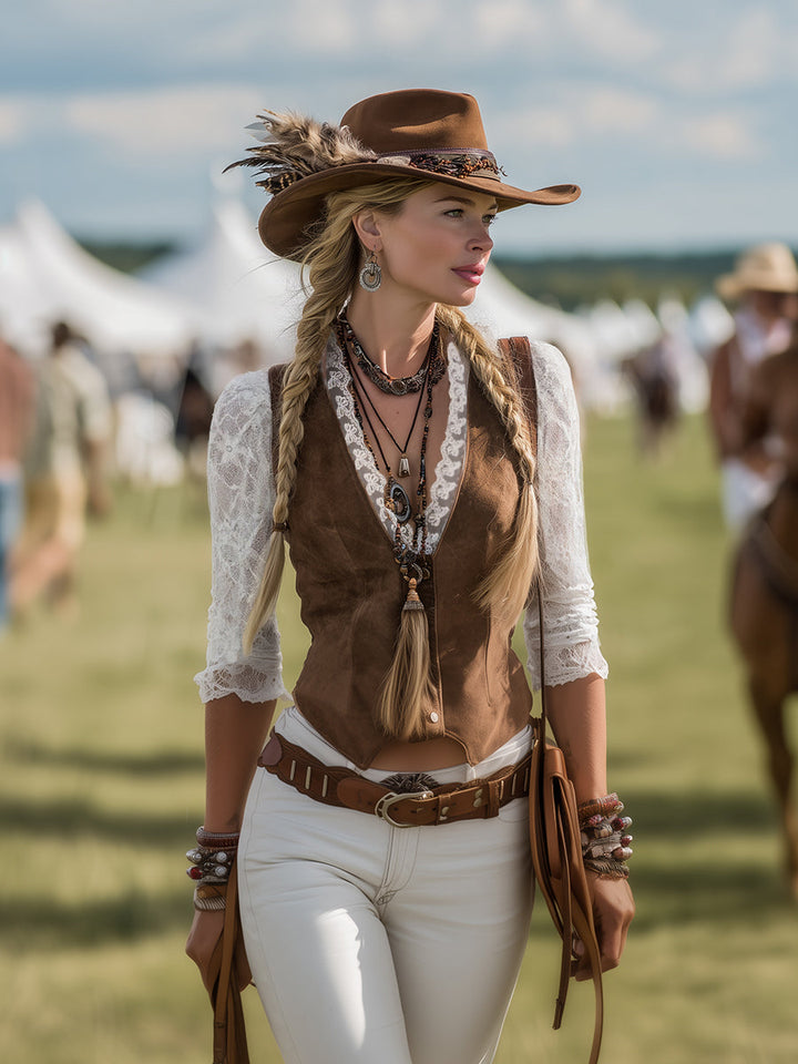 Elowen | Elegante, Feminine &amp; Taillierte Damen-Westenbluse 2