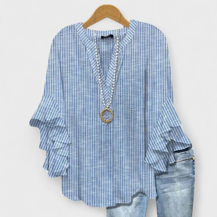 Elysia | Bequemes, Feminines &amp; Versatile Damen Blumenmuster Top 3