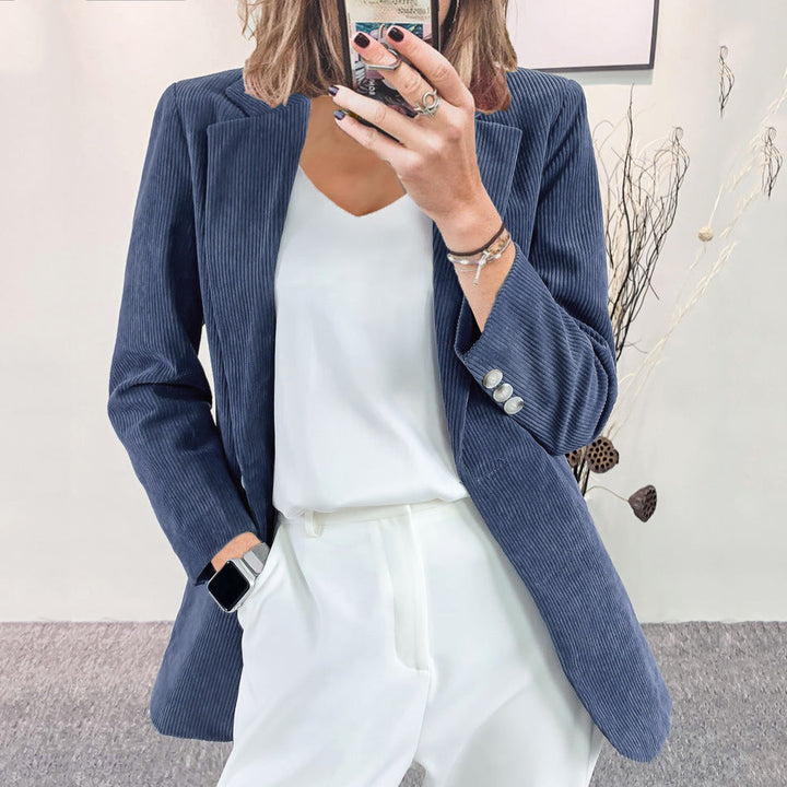 Elysia | Eleganter, Zeitloser &amp; Bequemer Damen Cord-Blazer 4