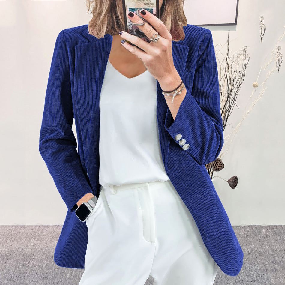 Elysia | Eleganter, Zeitloser &amp; Bequemer Damen Cord-Blazer 5